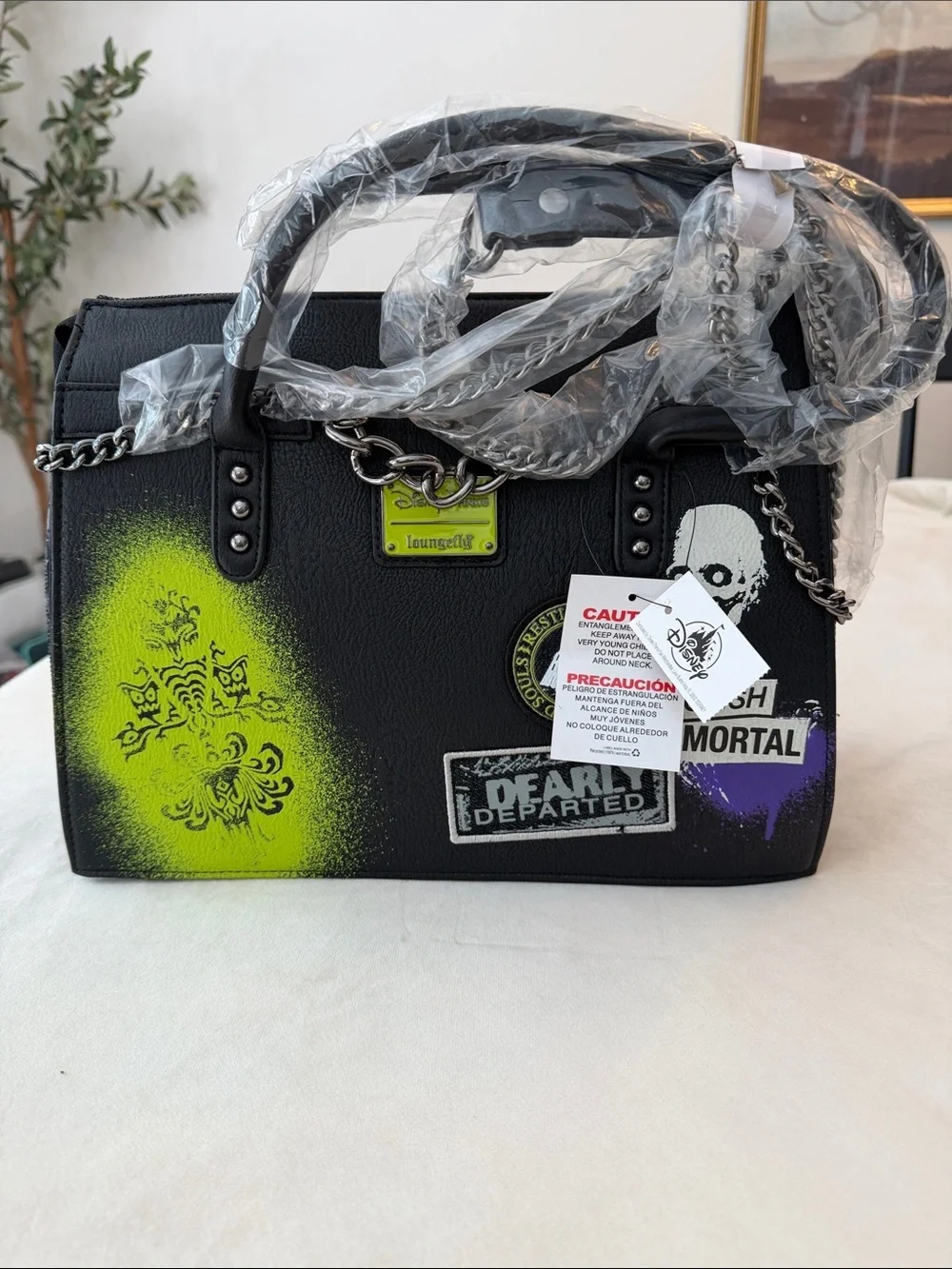 NEW! Disney Parks Loungefly ‘21 Haunted Mansion Halloween Hitchhiking Ghosts